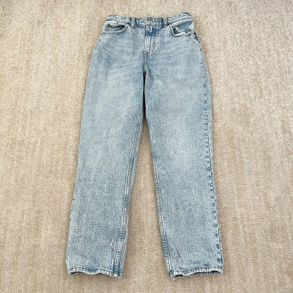 Abercrombie & Fitch The 90s Straight Ultra High Rise Jeans 28 / 6S Curve Love